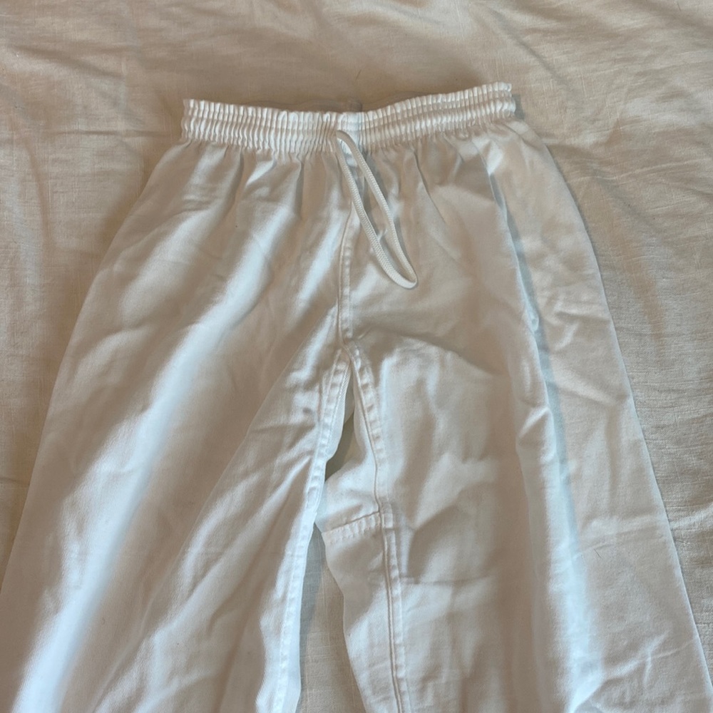 White wide leg pants womens